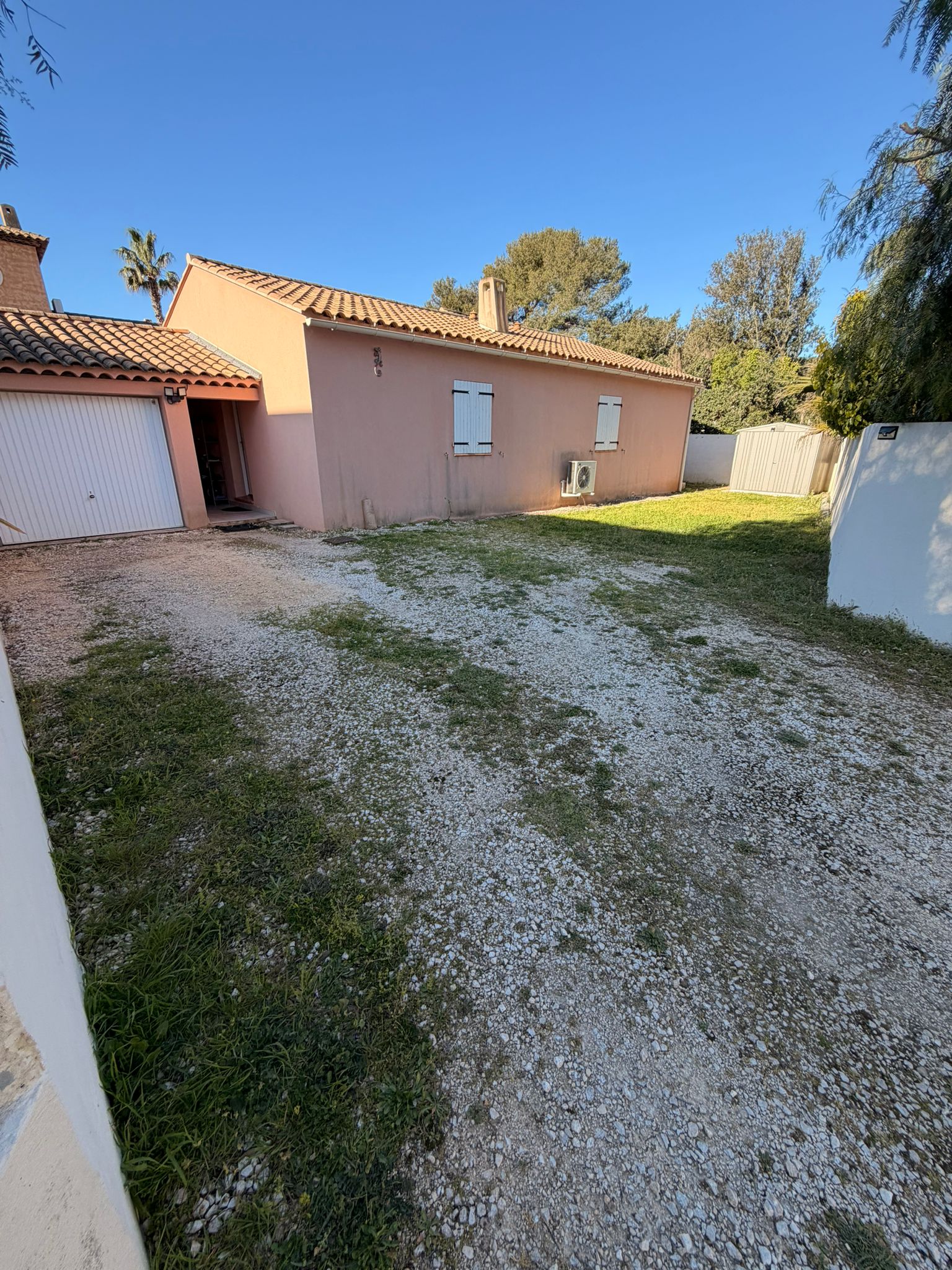 aménagement extérieur en résine drainante à La Seyne-sur-Mer